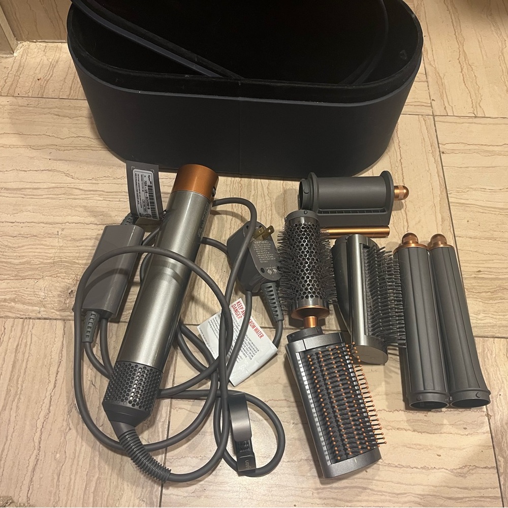 Dyson Hair Styler in Gray and Copper